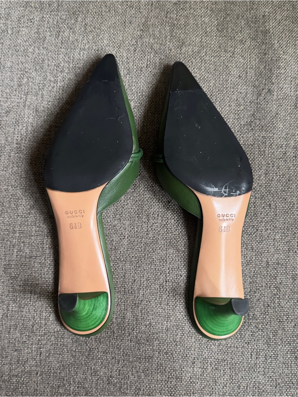 Vintage Gucci x Tom Ford green horsebit mules - Picture 8 of 8